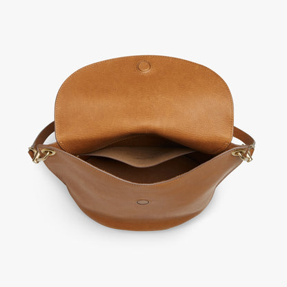 CONVERTIBLE BIRDY BUCKET BAG | Natural Leather