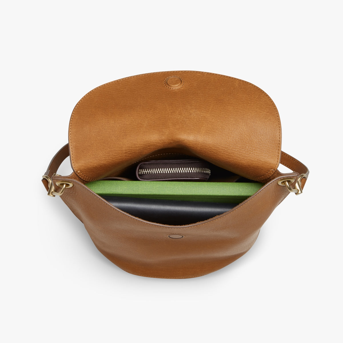 CONVERTIBLE BIRDY BUCKET BAG | Natural Leather