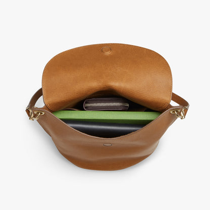 CONVERTIBLE BIRDY BUCKET BAG | Natural Leather