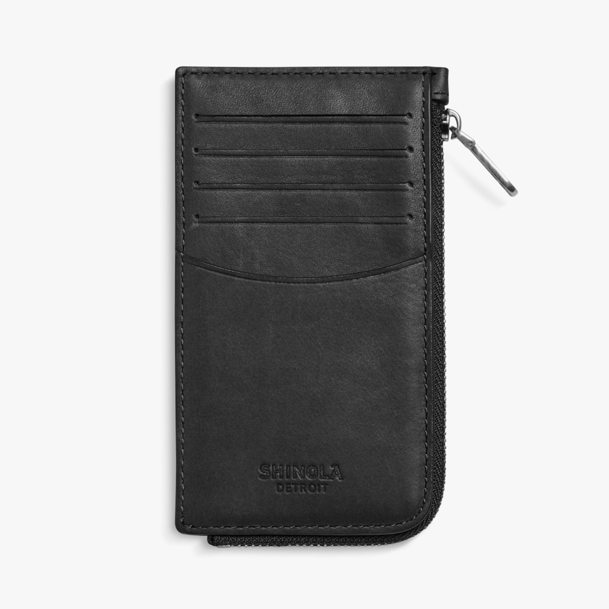 BIRDY ZIP CARD CASE | Natural Leather