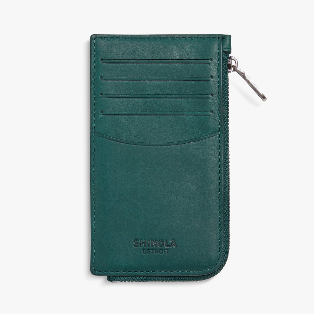 BIRDY ZIP CARD CASE | Natural Leather