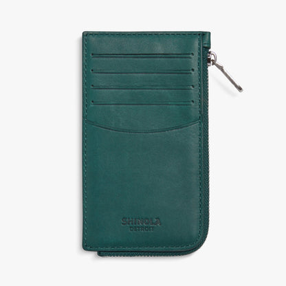 BIRDY ZIP CARD CASE | Natural Leather