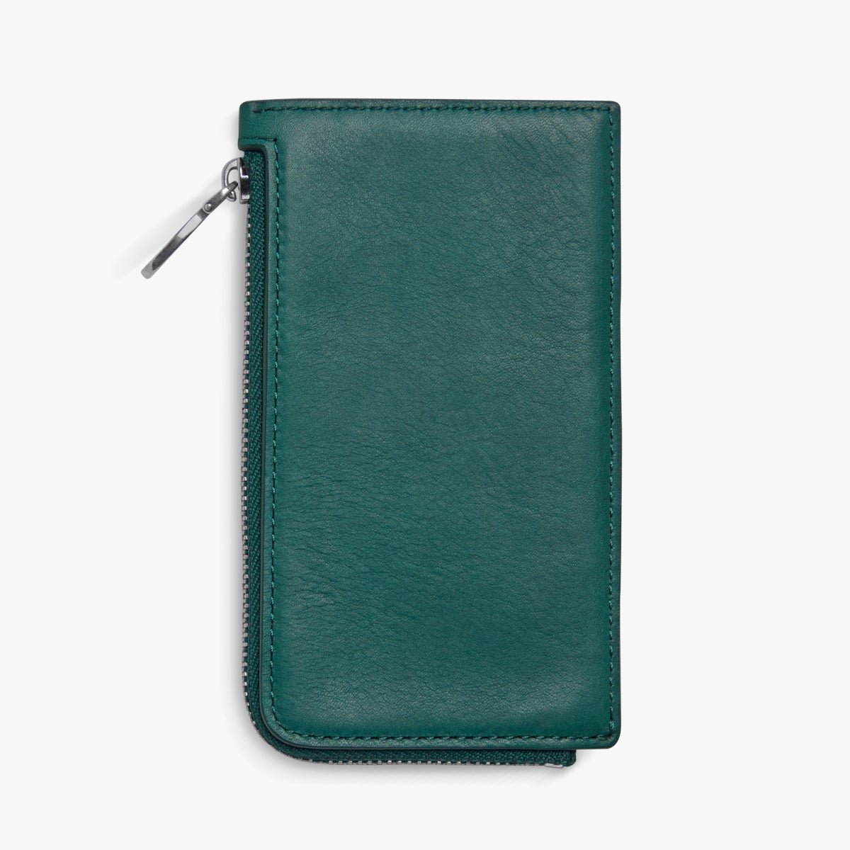 BIRDY ZIP CARD CASE | Natural Leather