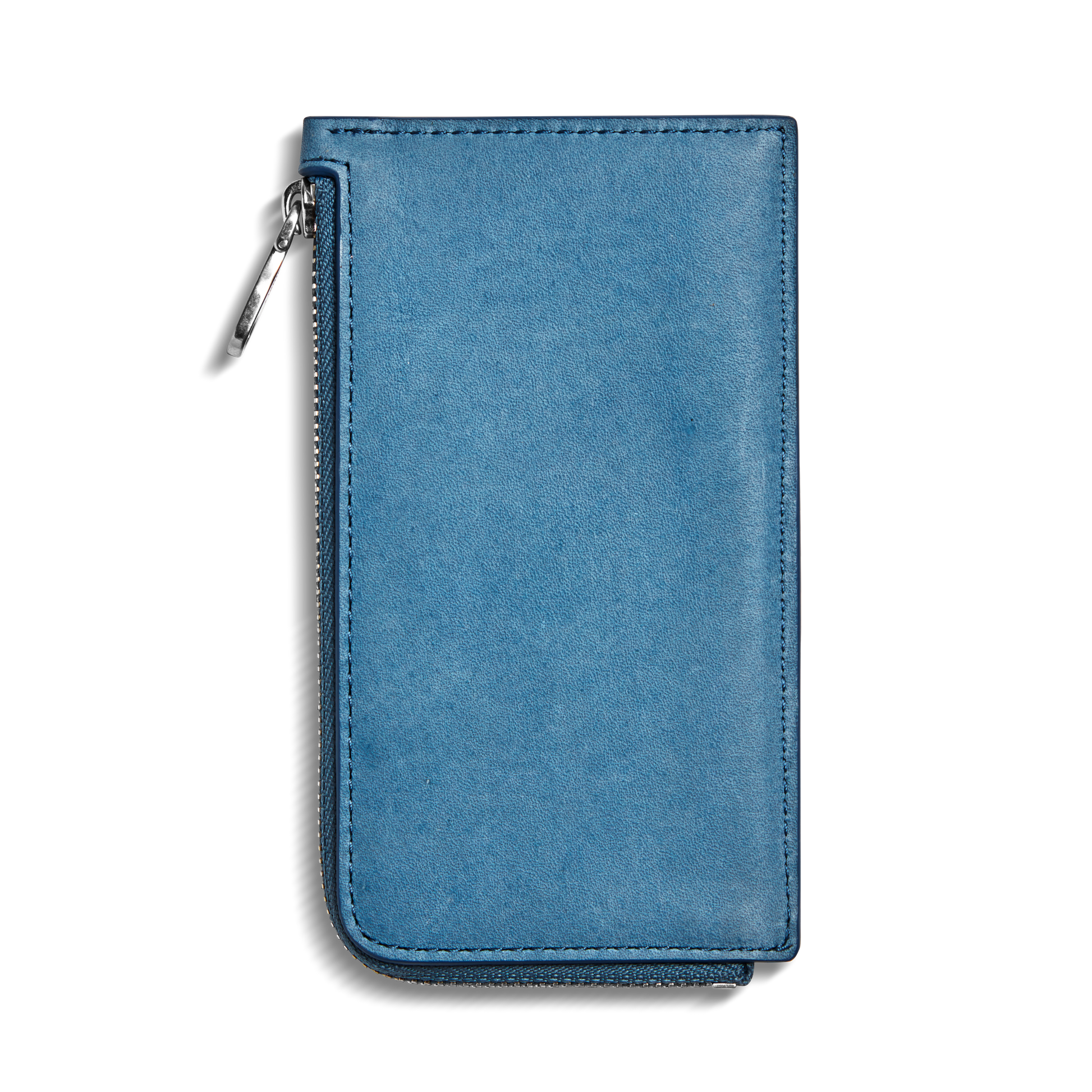 BIRDY ZIP CARD CASE | Natural Leather