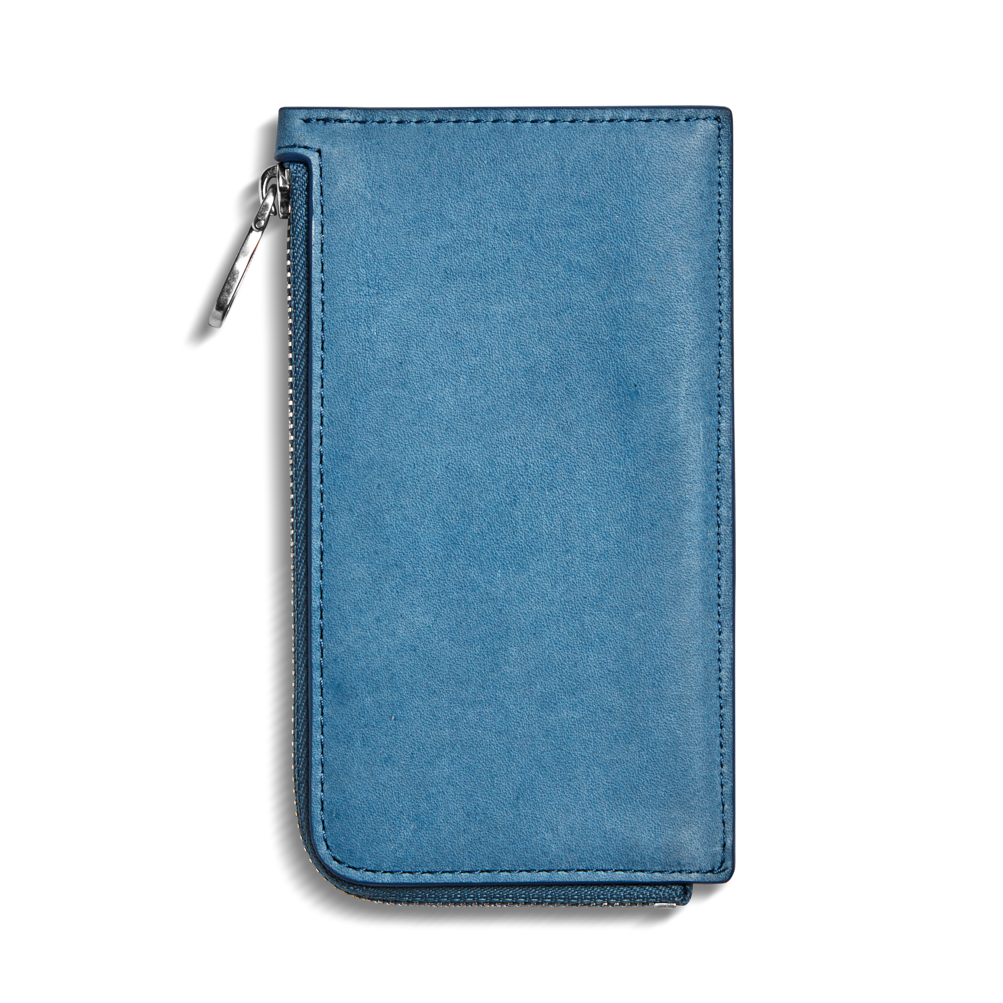 BIRDY ZIP CARD CASE | Natural Leather
