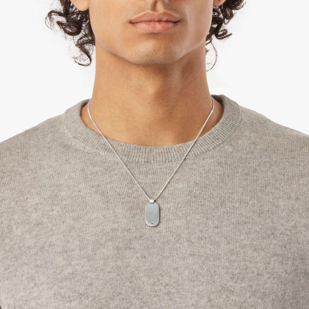 TAG NECKLACE | Sterling Silver