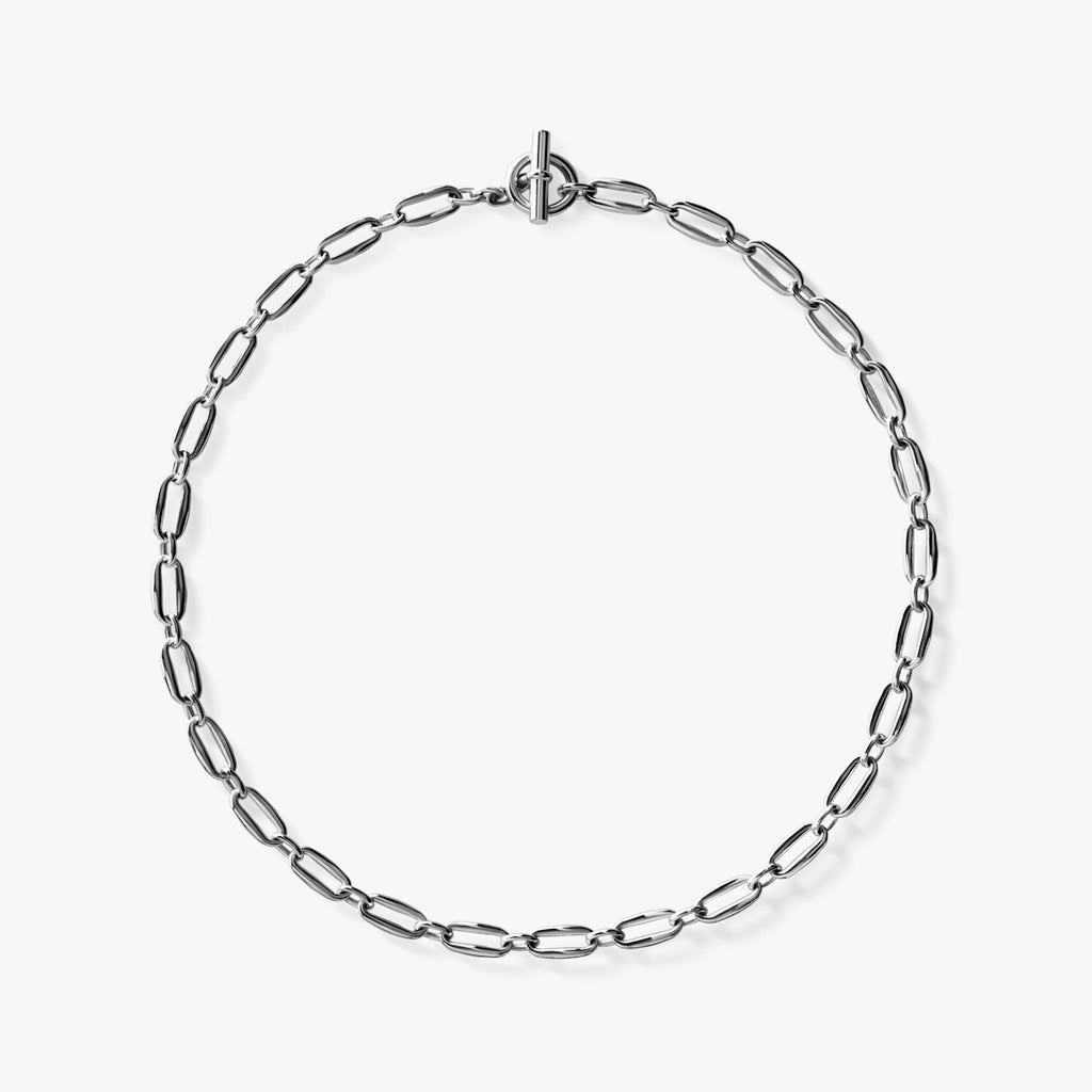SIGNATURE LINK NECKLACE 16" | Sterling Silver