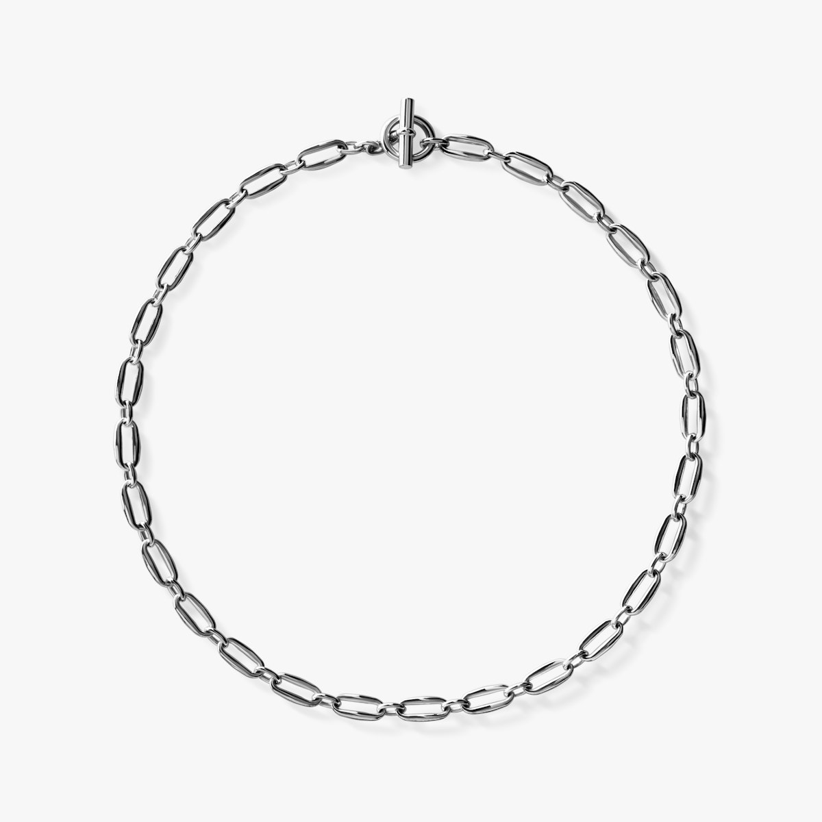 SIGNATURE LINK NECKLACE 16" | Sterling Silver