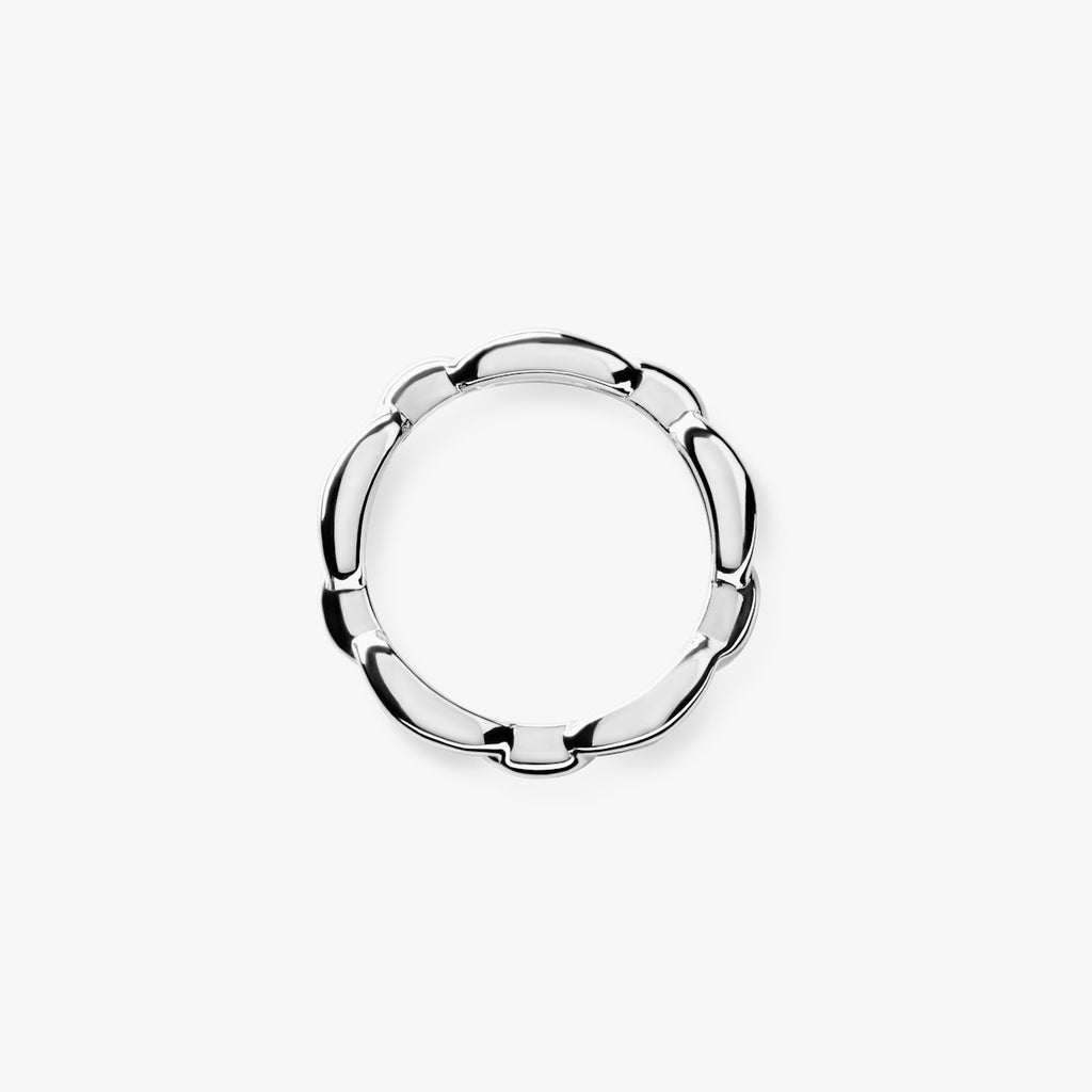 SIGNATURE LINK RING | Sterling Silver
