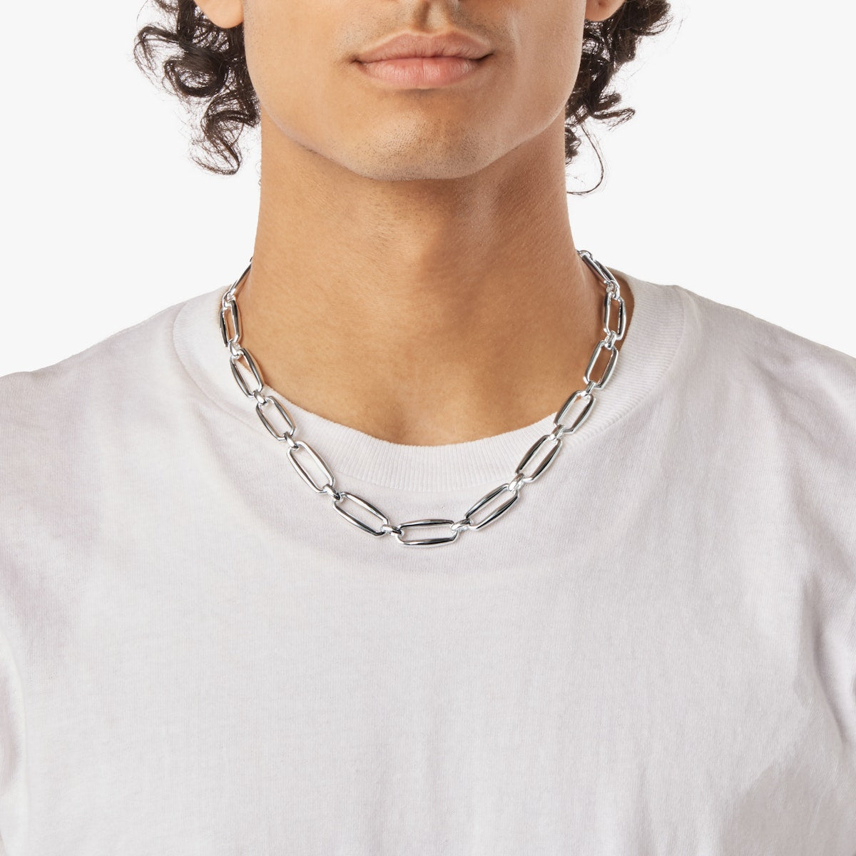 SIGNATURE CHUNKY LINK NECKLACE | Sterling Silver
