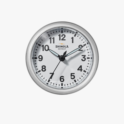 THE RUNWELL DESK CLOCK | White