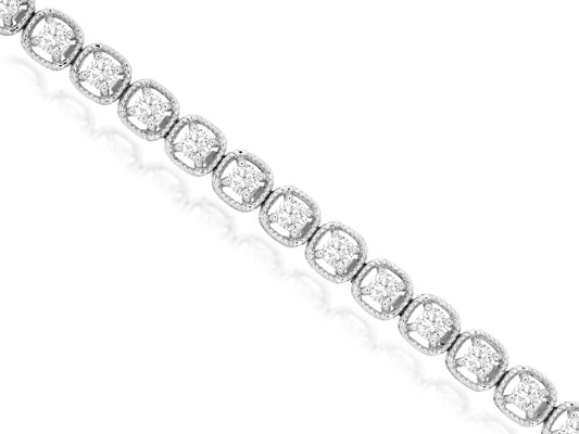 14kt White Gold 1.5ctw Diamond Tennis Bracelet