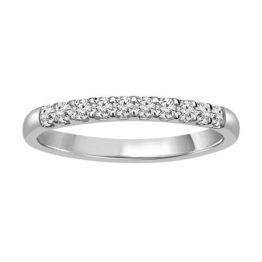 14kt White Gold 1/4ctw Anniversary Band