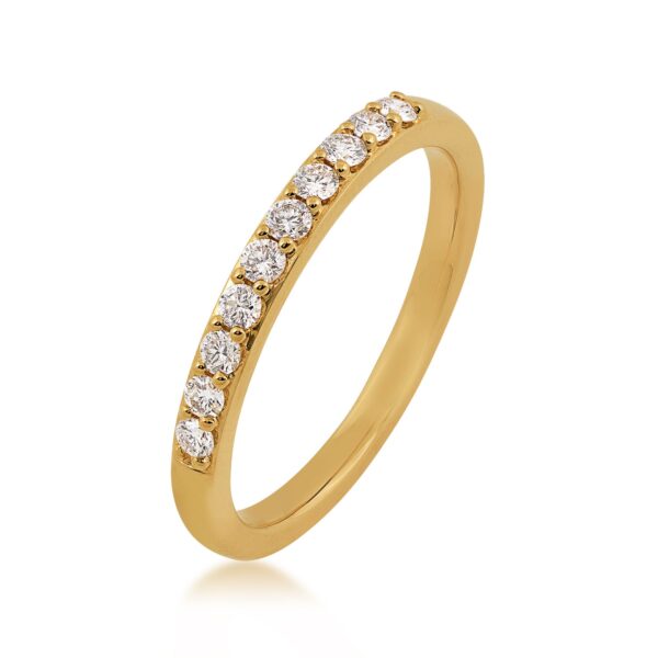 14kt Yellow Gold 1/4ctw Anniversary Band