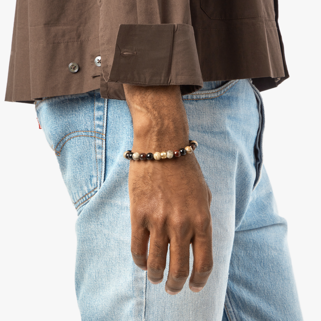 8MM BEADED BRACELET | Multi Stone