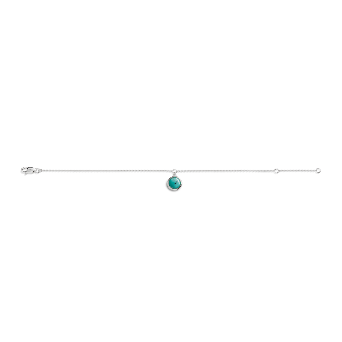 HEIRLOOM TURQUOISE CHARM BRACELET | .925 Sterling Silver