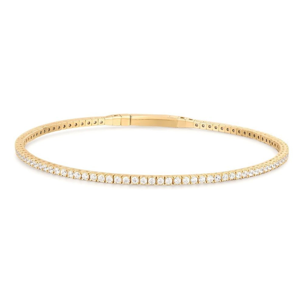 1.35ct Lab Grown Diamond Tennis Bangle