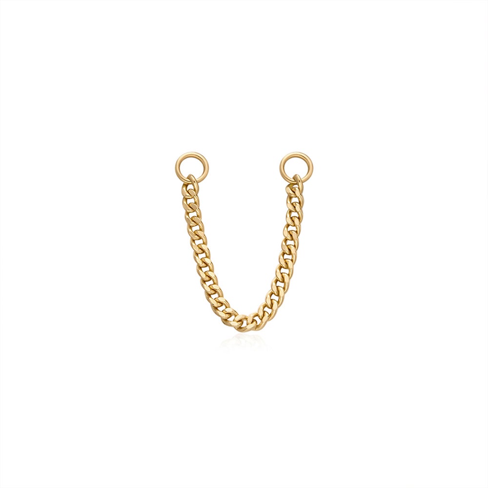 LAURYN | Bold Curb Chain Earring Charm