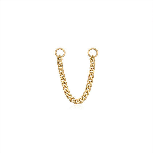 LAURYN | Bold Curb Chain Earring Charm