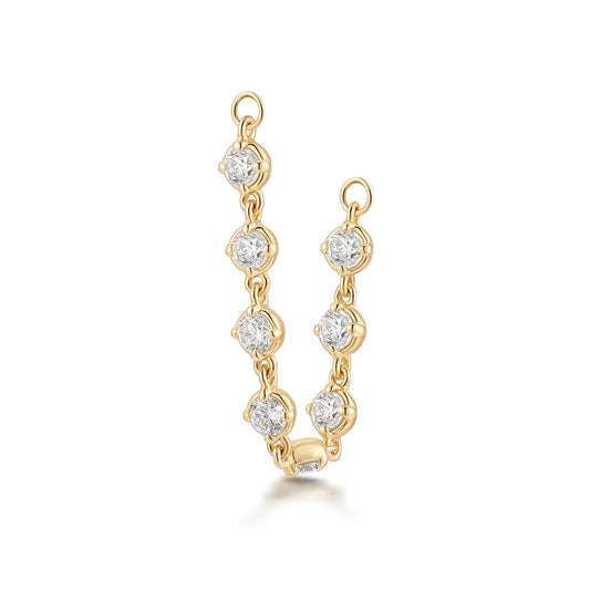 GINNY | Multi Lab-Grown Diamond Earring Charm
