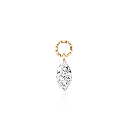 Marquise Lab Grown Diamond Earring Charm