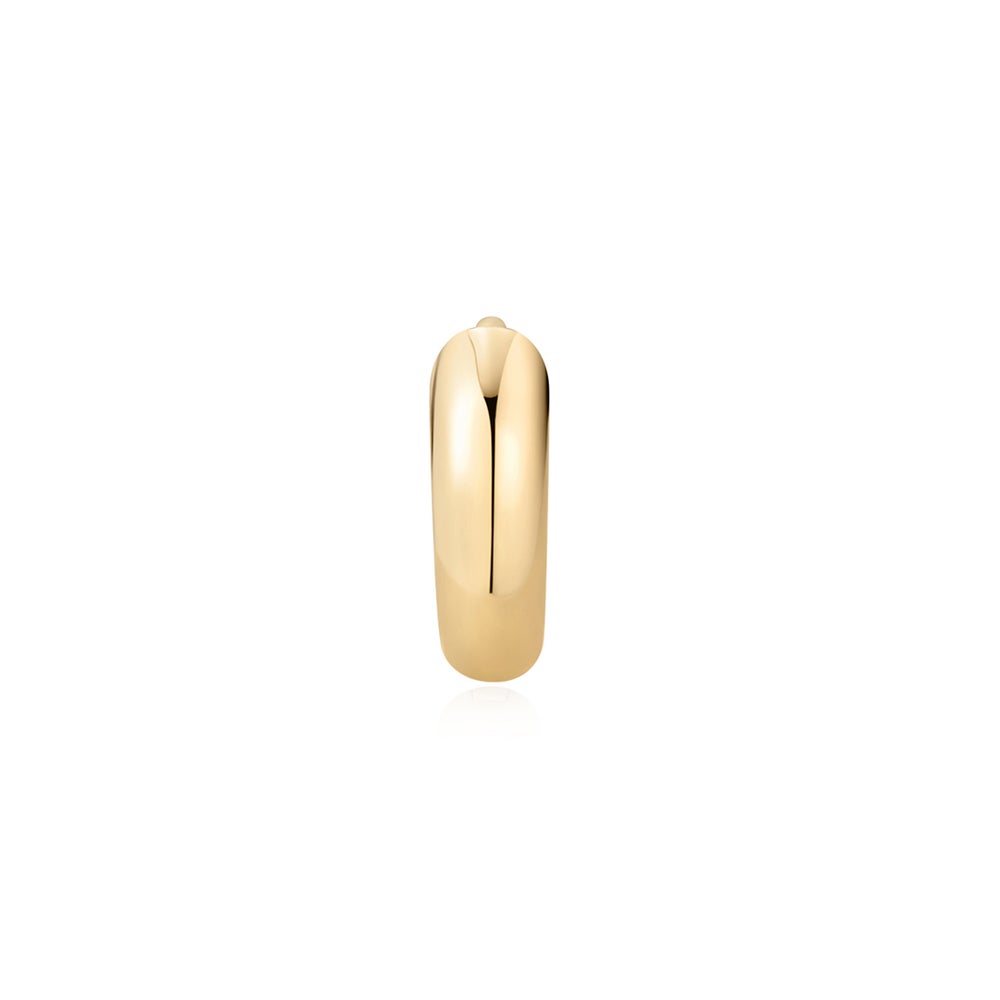 TYRA | Domed Huggie Hoop
