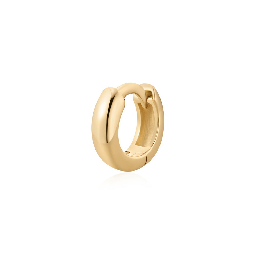 TYRA | Domed Huggie Hoop