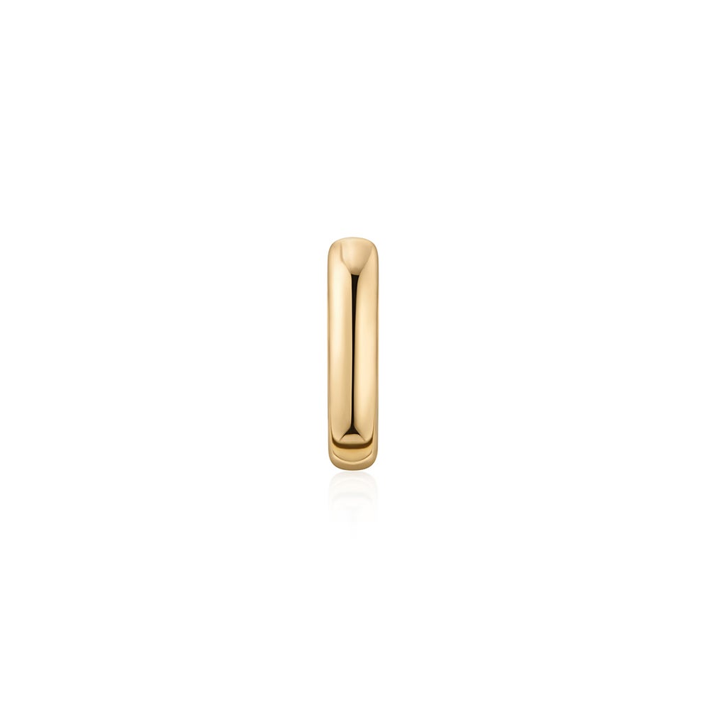 DOMINIQUE | Squared Paperclip Huggie Hoop