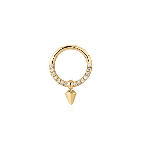 BELLATRIX | Lab-Grown Diamond Dagger Clicker Hoop