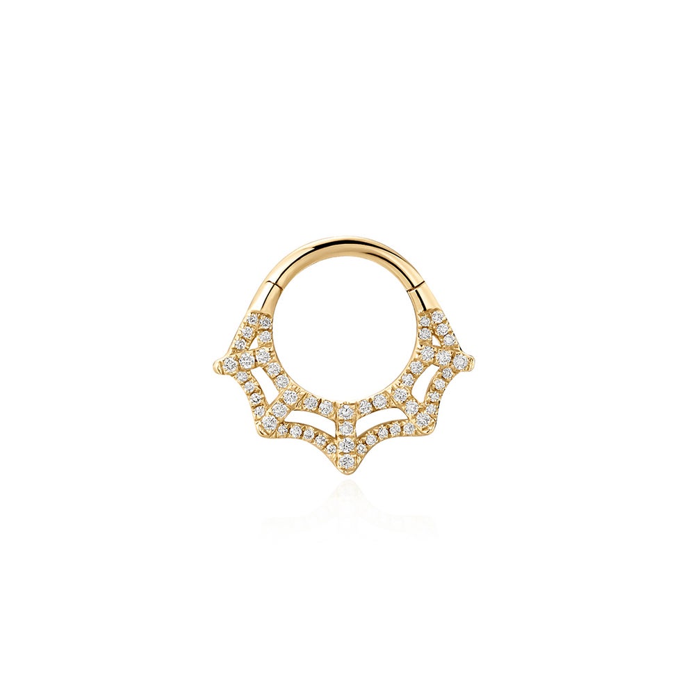 MINERVA | Lab-Grown Diamond Web Clicker Hoop