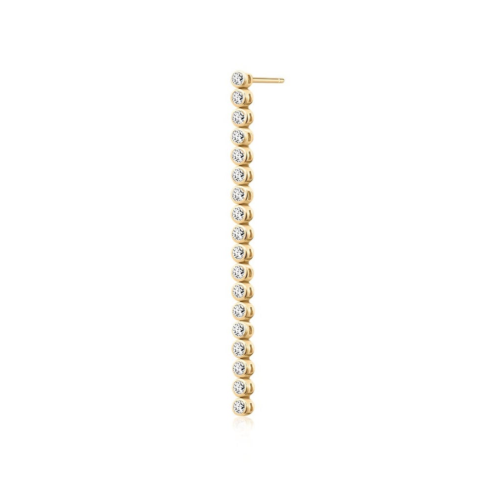 Lab Grown Diamond Tennis Single Stud