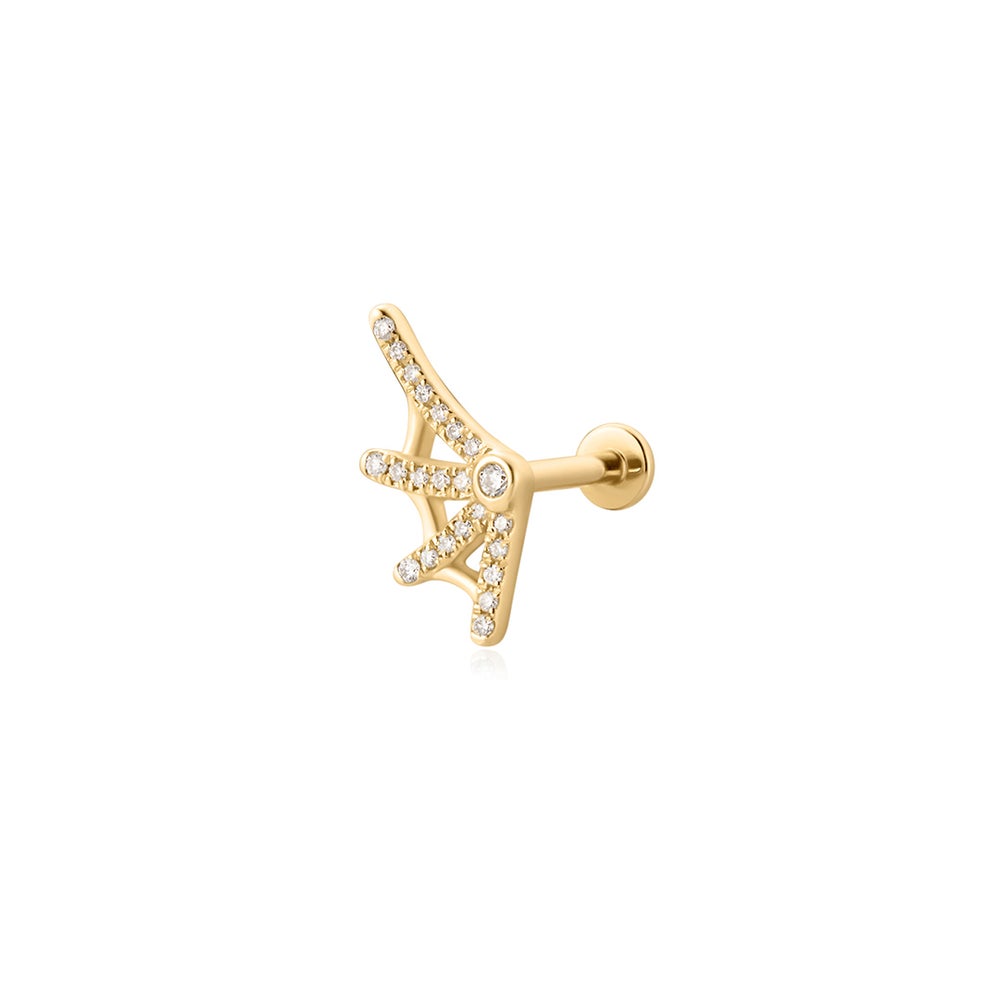 CHARITY | Lab-Grown Diamond Web Threaded Flatback