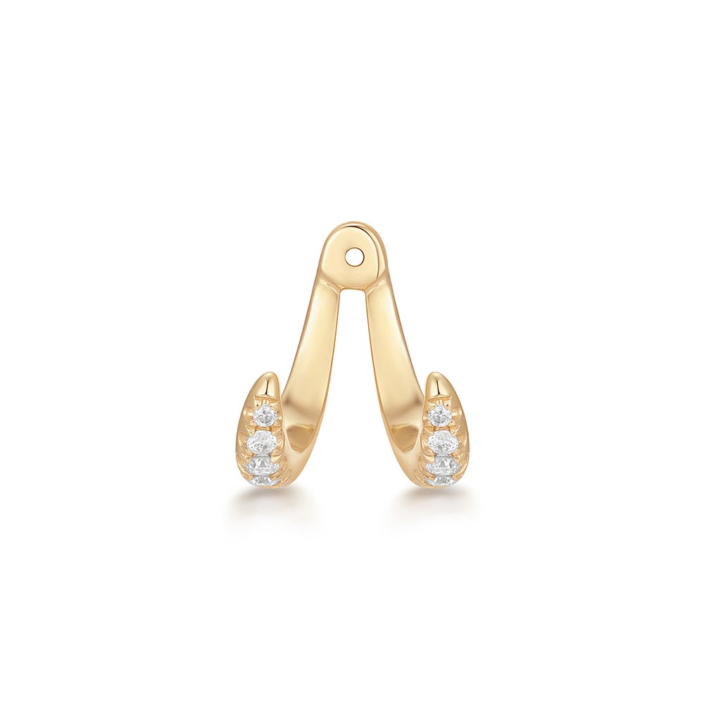 ASTORIA | Pear Lab-Grown Diamond with Accents Threaded Flatback