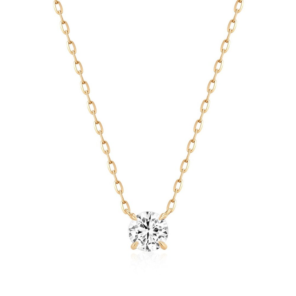 Solitaire Lab Grown Diamond Necklace