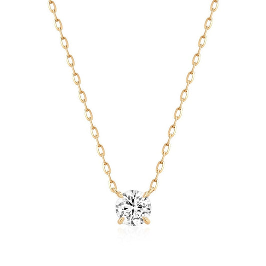 Solitaire Lab Grown Diamond Necklace