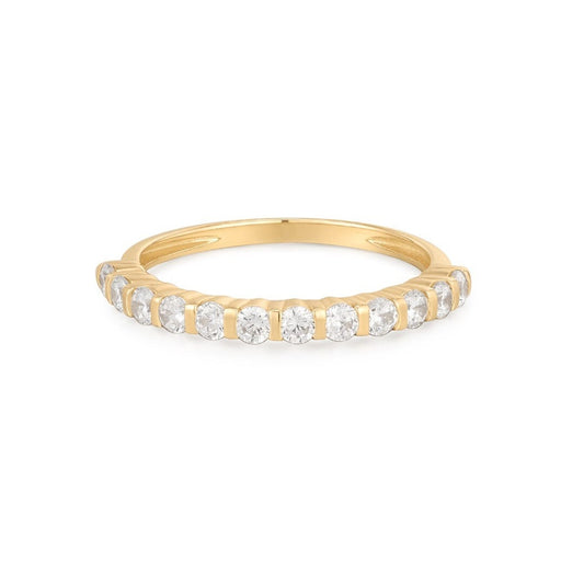 Lab Grown Diamond Half Eternity Band