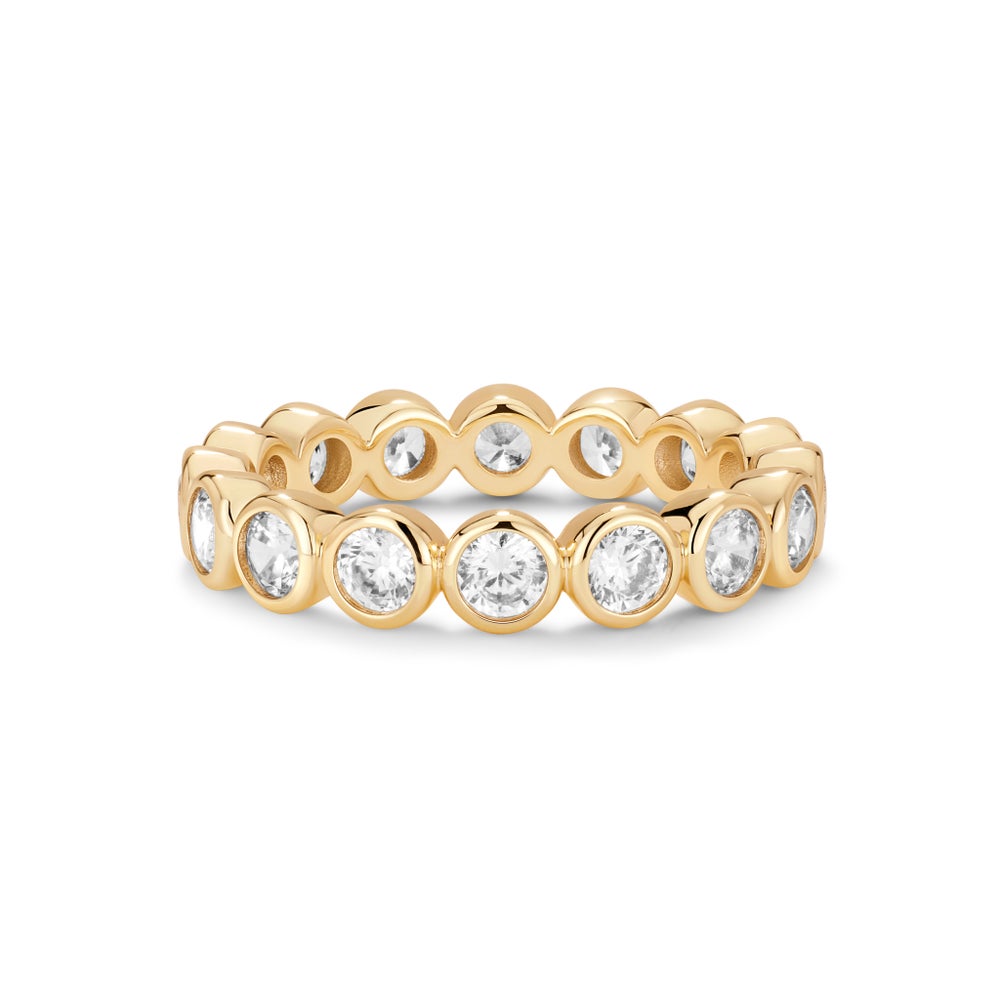 Bezel-Set Lab Grown Diamond Eternity Band
