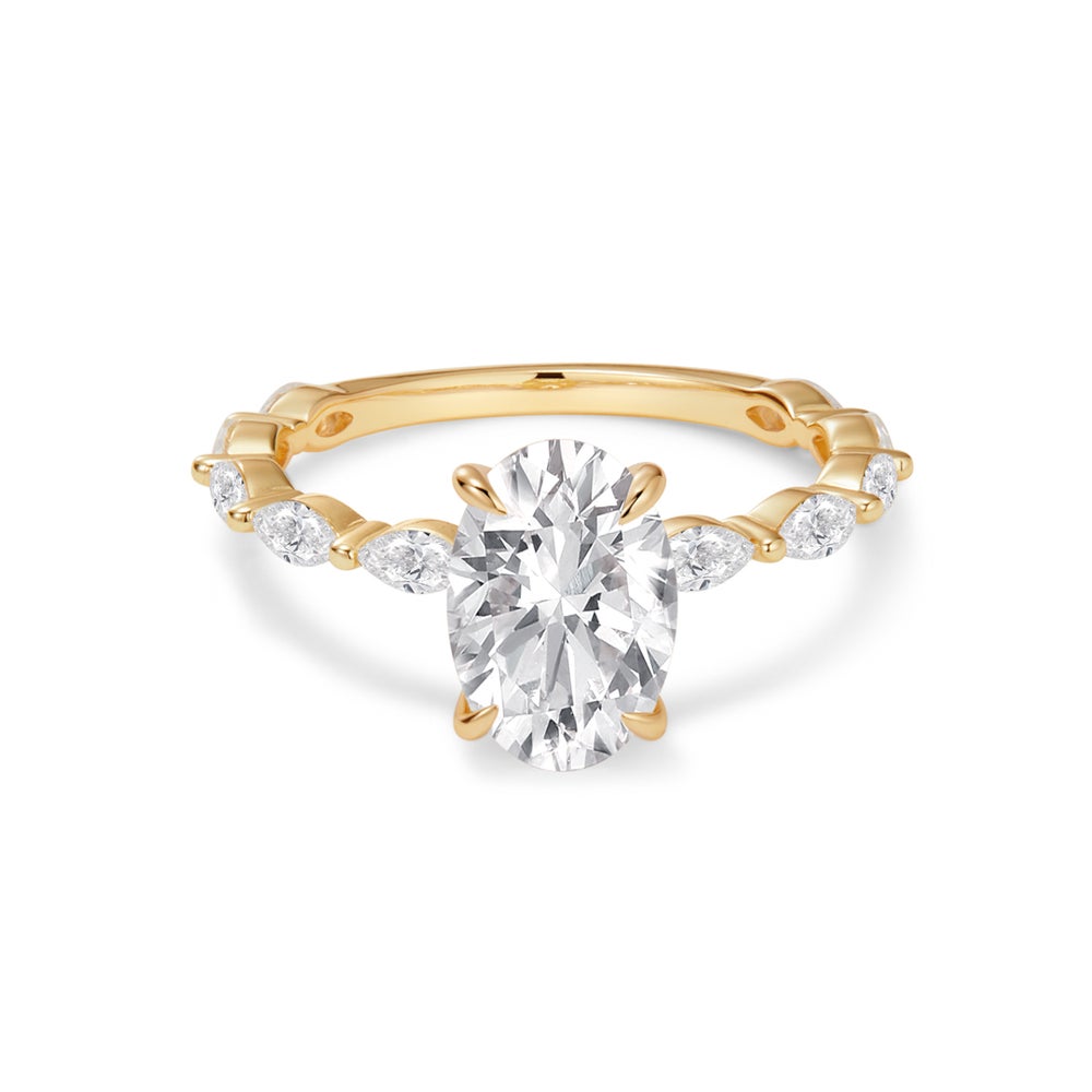 Oval Lab Grown Diamond Ring