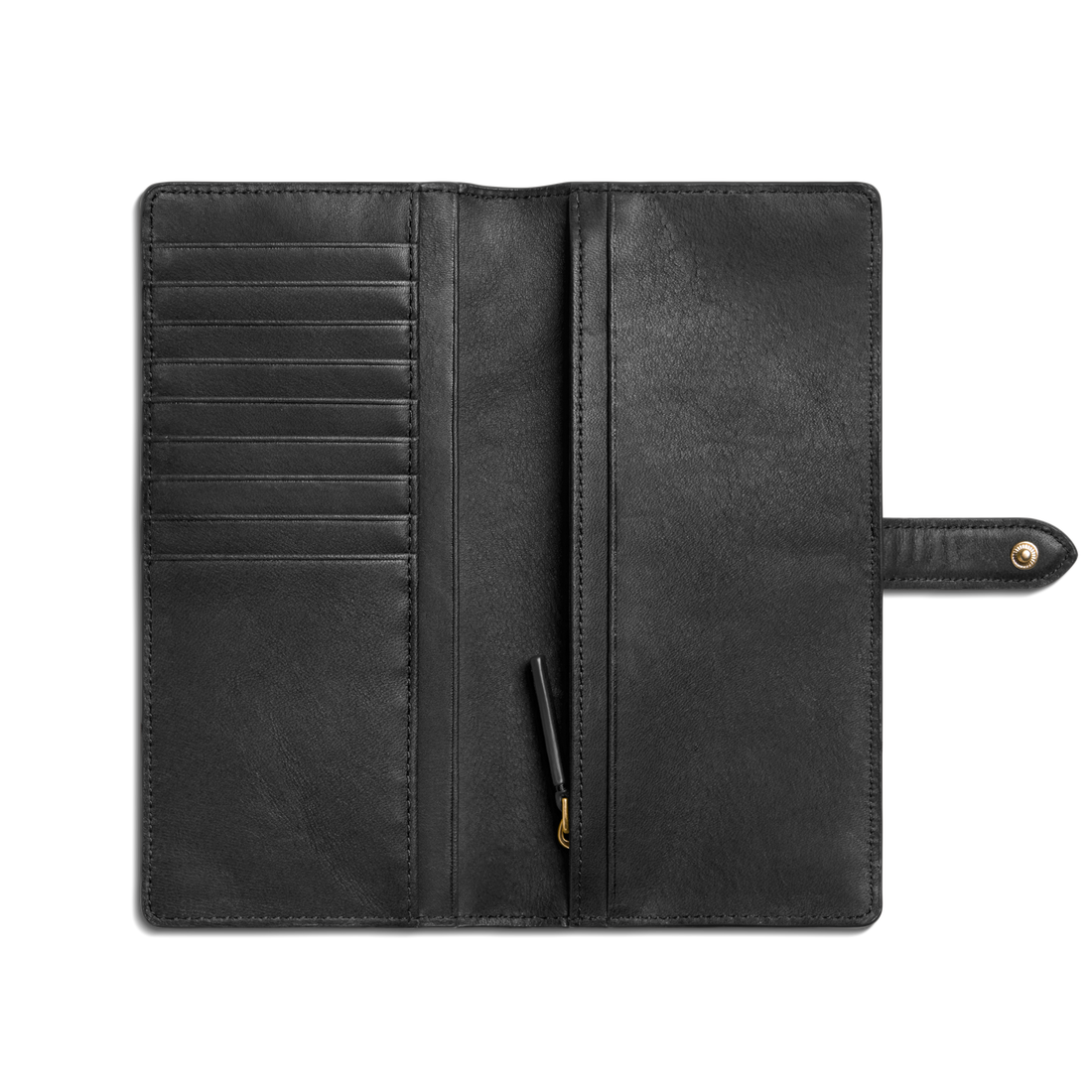 CONTINENTAL SNAP WALLET | Black