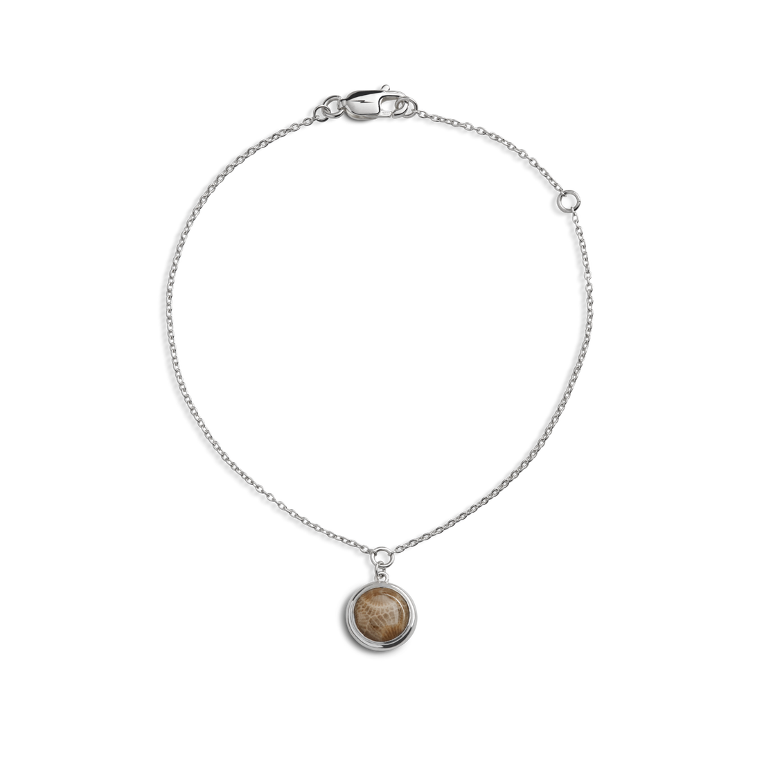 HEIRLOOM PETOSKEY CHARM BRACELET | .925 Sterling Silver