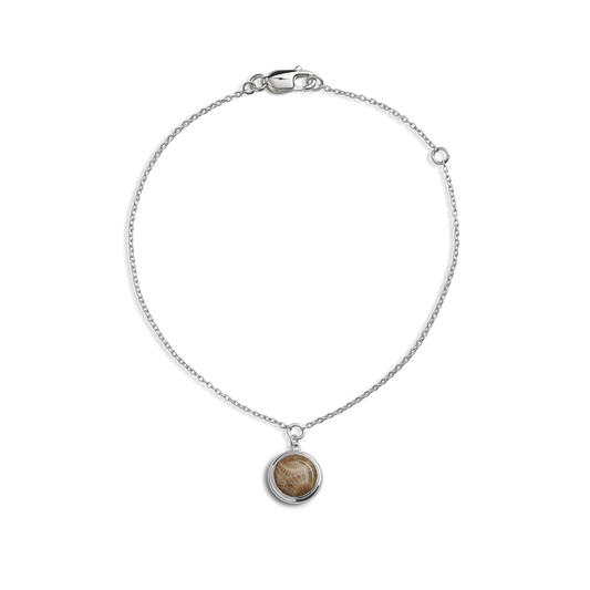 HEIRLOOM PETOSKEY CHARM BRACELET | .925 Sterling Silver