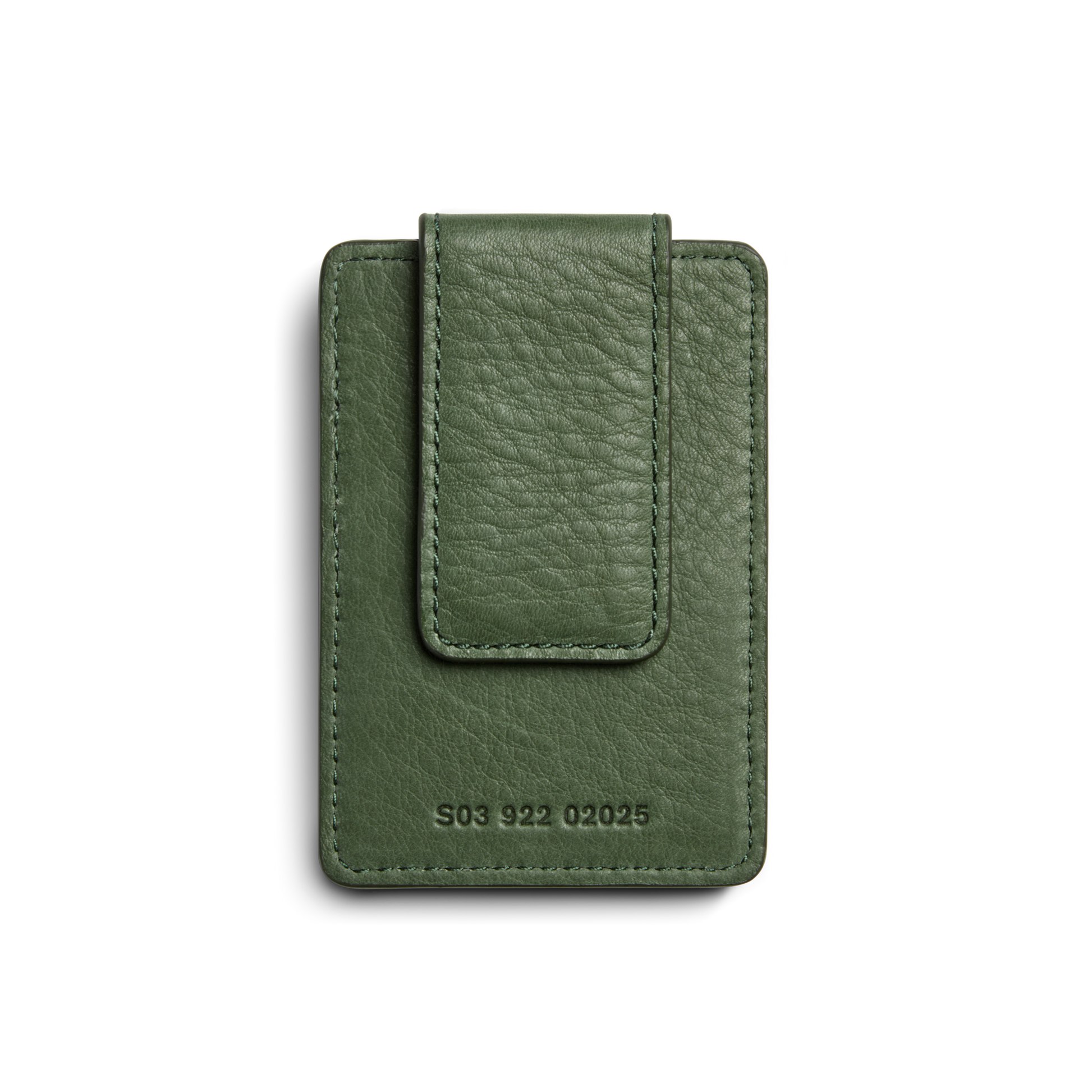 MAGNETIC MONEY CLIP CARD WALLET | Natural Grain Leather