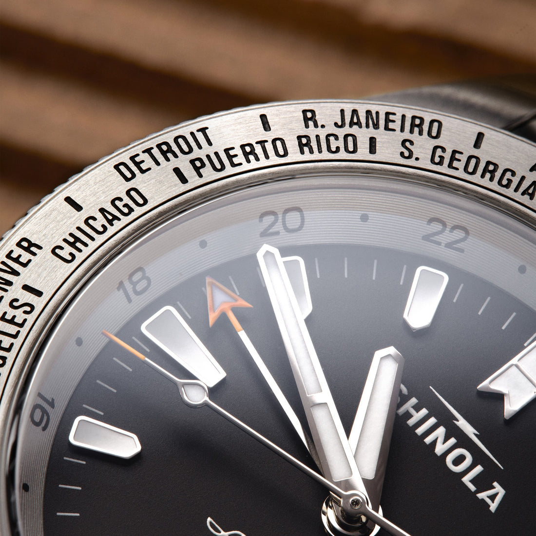 THE MONSTER WORLDTIMER GMT WATCH 40MM | Black