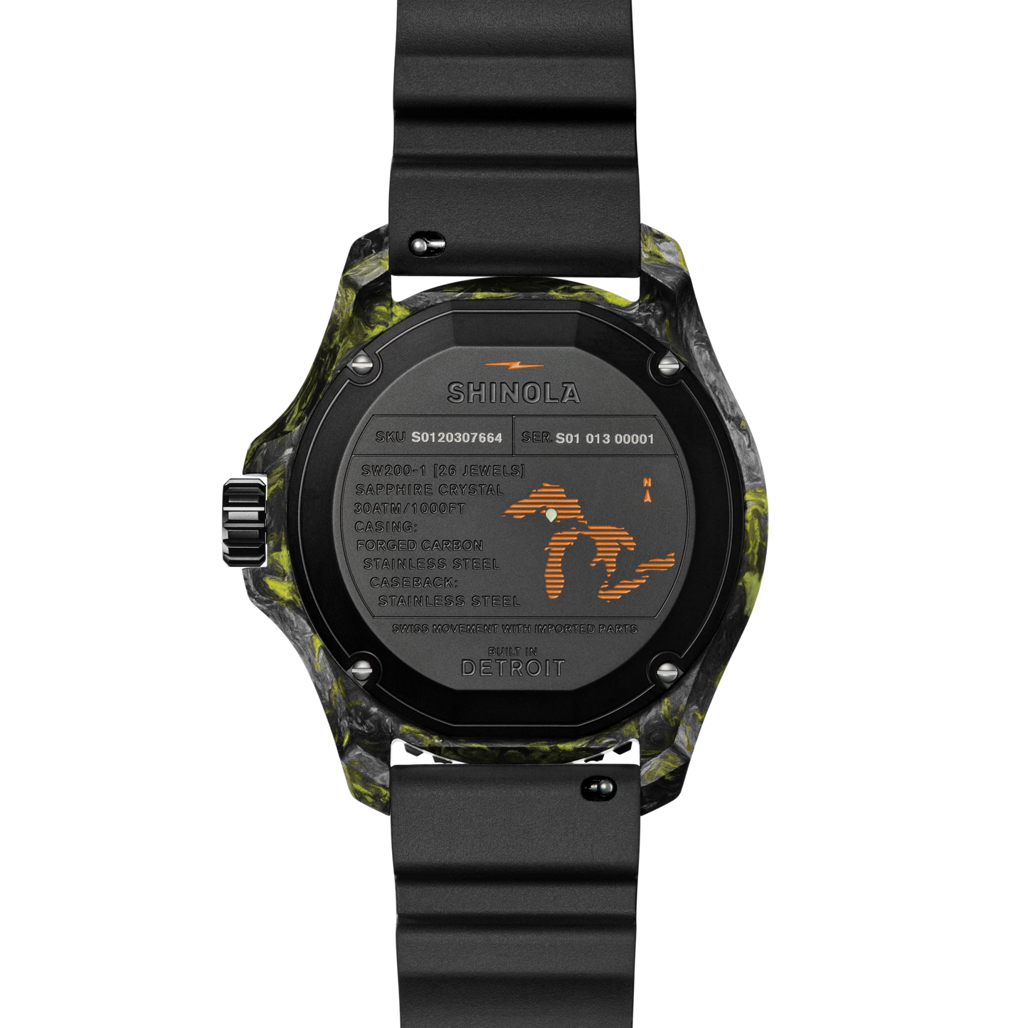 THE FORGED CARBON MONSTER 45MM | Northern Lights