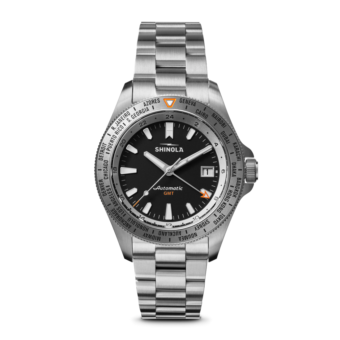 THE MONSTER WORLDTIMER GMT WATCH 40MM | Black
