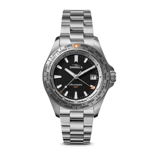 THE MONSTER WORLDTIMER GMT WATCH 40MM | Black