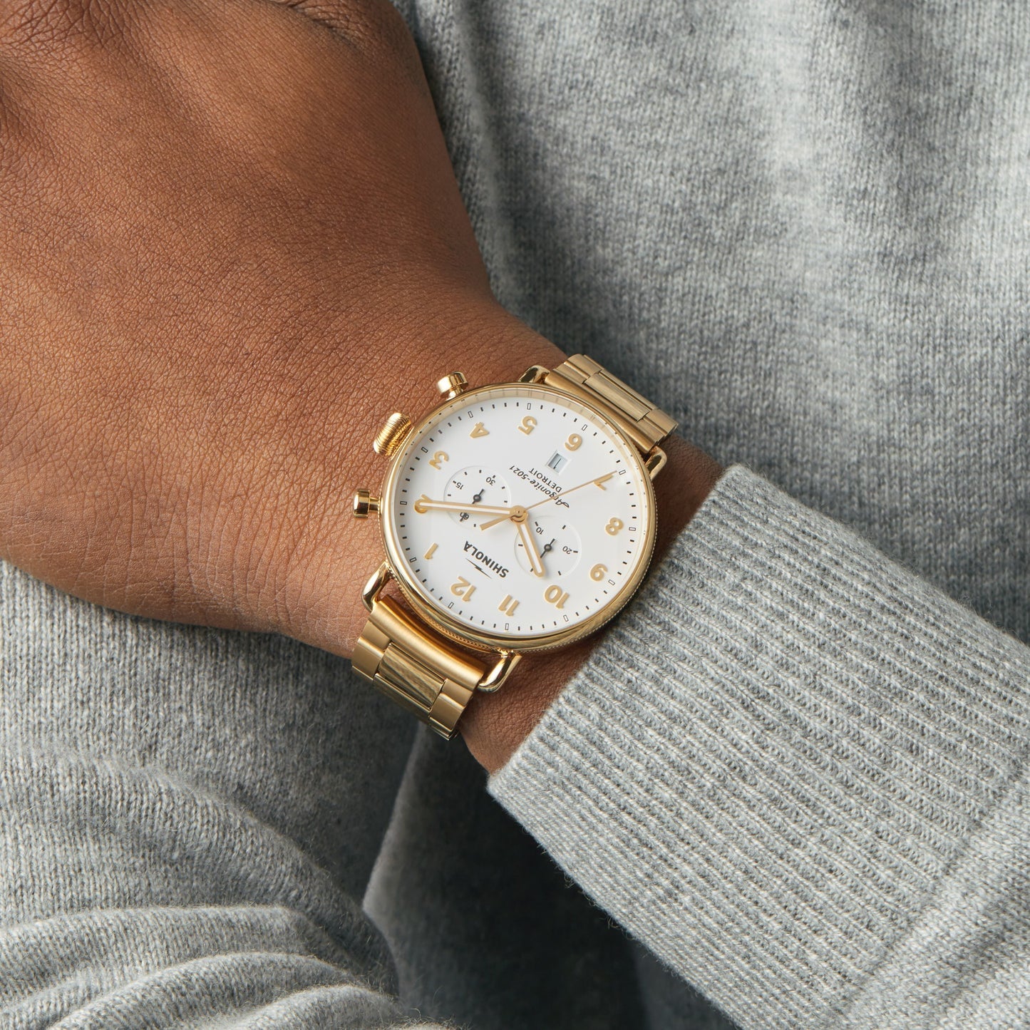 THE CANFIELD CHRONO 43MM | Gold