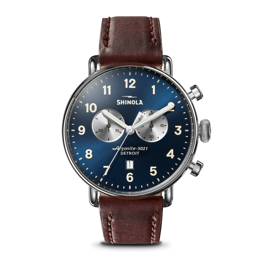 THE CANFIELD CHRONO 43MM | Midnight Blue