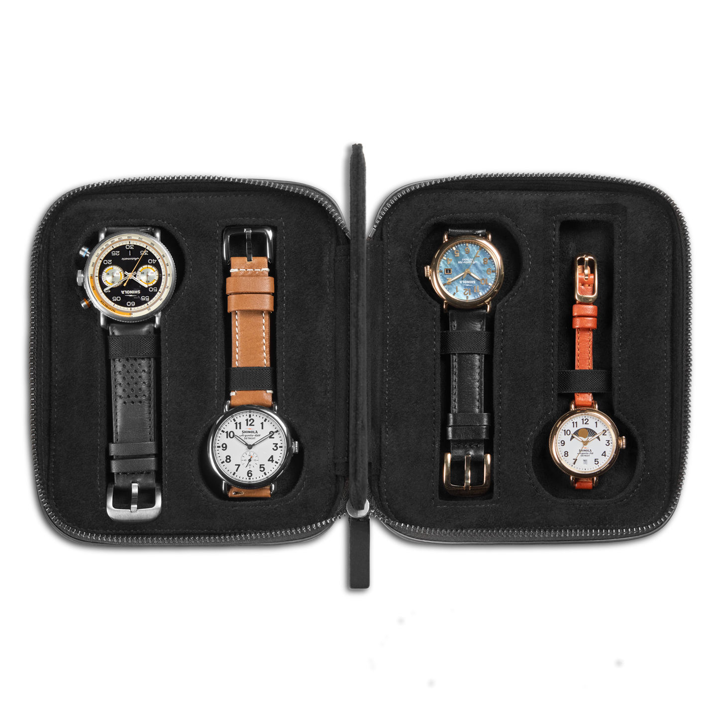 FOUR WATCH TRAVEL CASE | Vachetta Leather