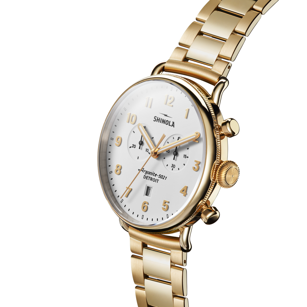 THE CANFIELD CHRONO 43MM | Gold